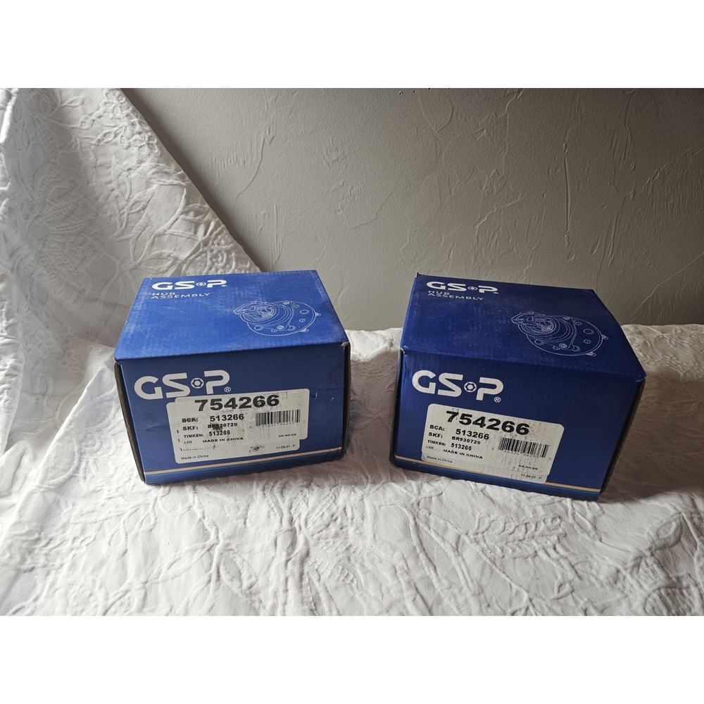 2x GSP Wheel Bearing and Hub‎ Assembly with 5 Lugs 1 each Direct Fit